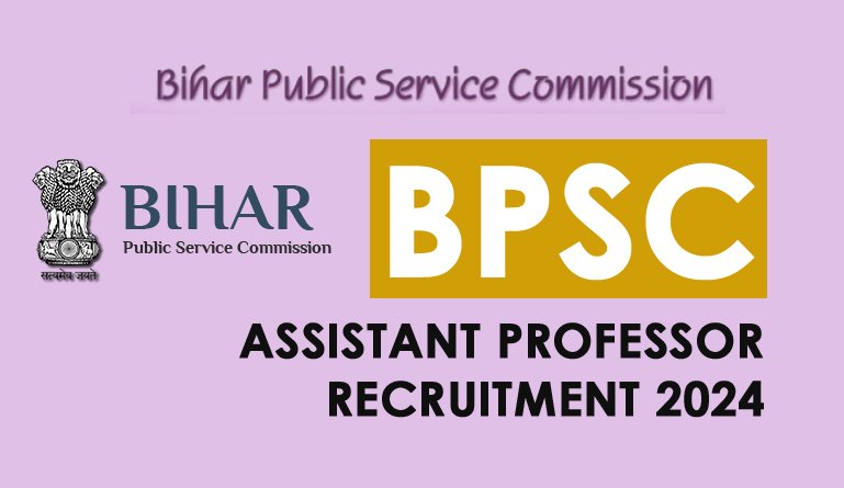 BPSC Assistant Professor Recruitment 2024