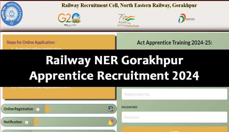 Railway NER Gorakhpur Apprentice Recruitment 2024