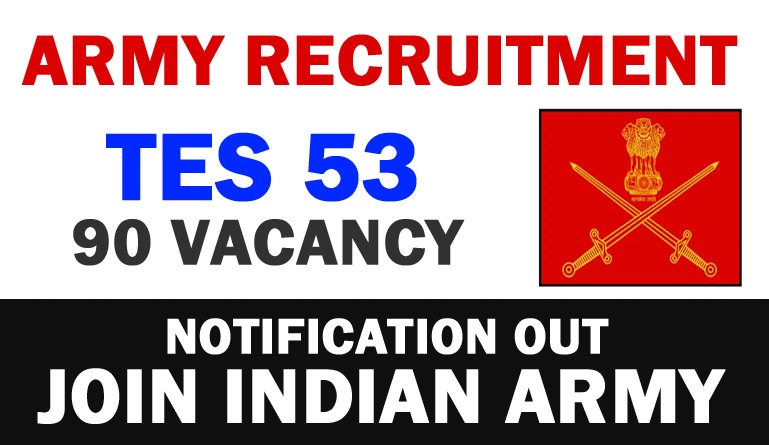 Indian Army TES 53 Recruitment 2024