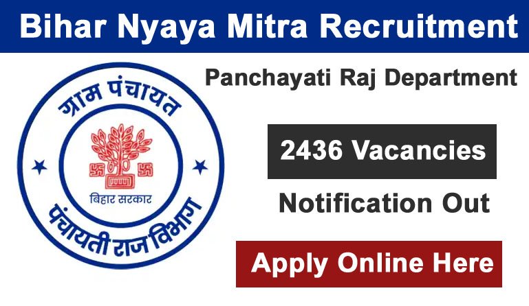 Bihar Nyaya Mitra Recruitment 2025