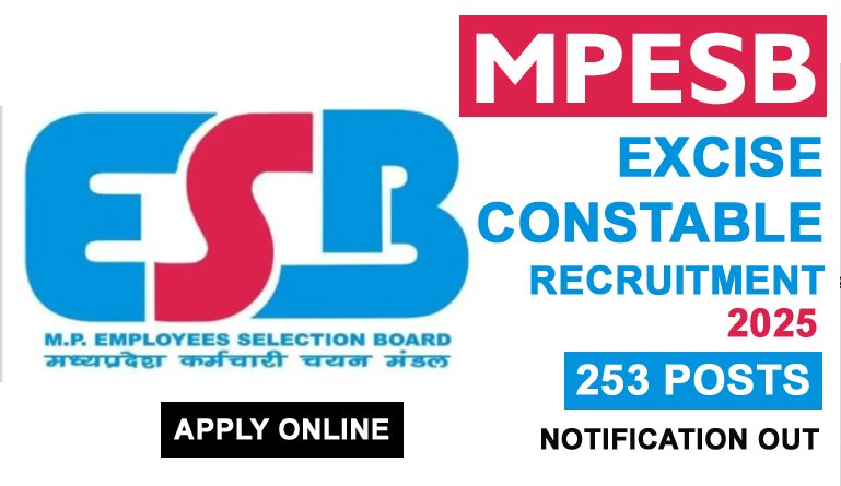 MPESB Excise Constable Recruitment 2025