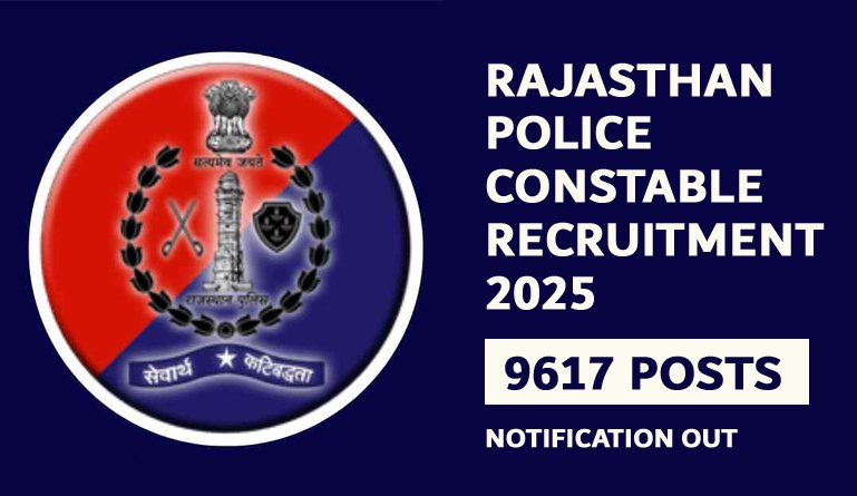 Rajasthan Police Constable Recruitment 2025